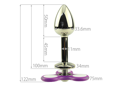 5b51c4880a17d ハンドスピナー付きアナルプラグ - 画像 (5)