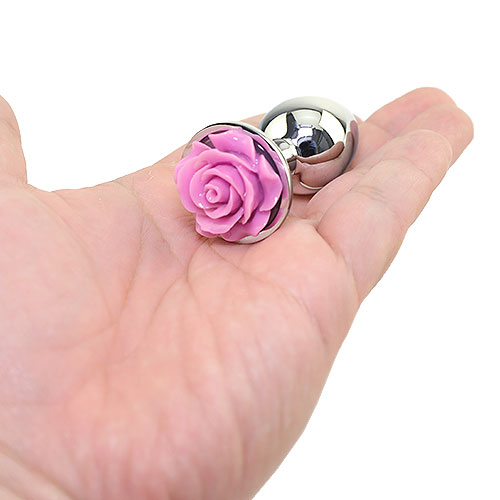 5eb60a0076cad シルバースターター ローズフローラル アナルプラグ - 画像 (4)