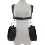 手枷足枷M字開脚ベルト　アイマスク付 - 画像 (6)