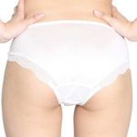 nemoP ローターポケット付きショーツ(フロントレースフリル) ホワイト - 画像 (3)