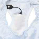 nemoP ローターポケット付きショーツ(フロントレースフリル) ブルー - 画像 (4)