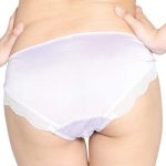 nemoP ローターポケット付きショーツ(フロントレースフリル) パープル - 画像 (2)