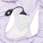 nemoP ローターポケット付きショーツ(フロントレースフリル) パープル - 画像 (4)