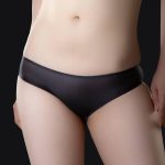 EXECUTEエグゼキュート極薄ストレッチオープンバックショーツホワイトブラック - 画像 (4)